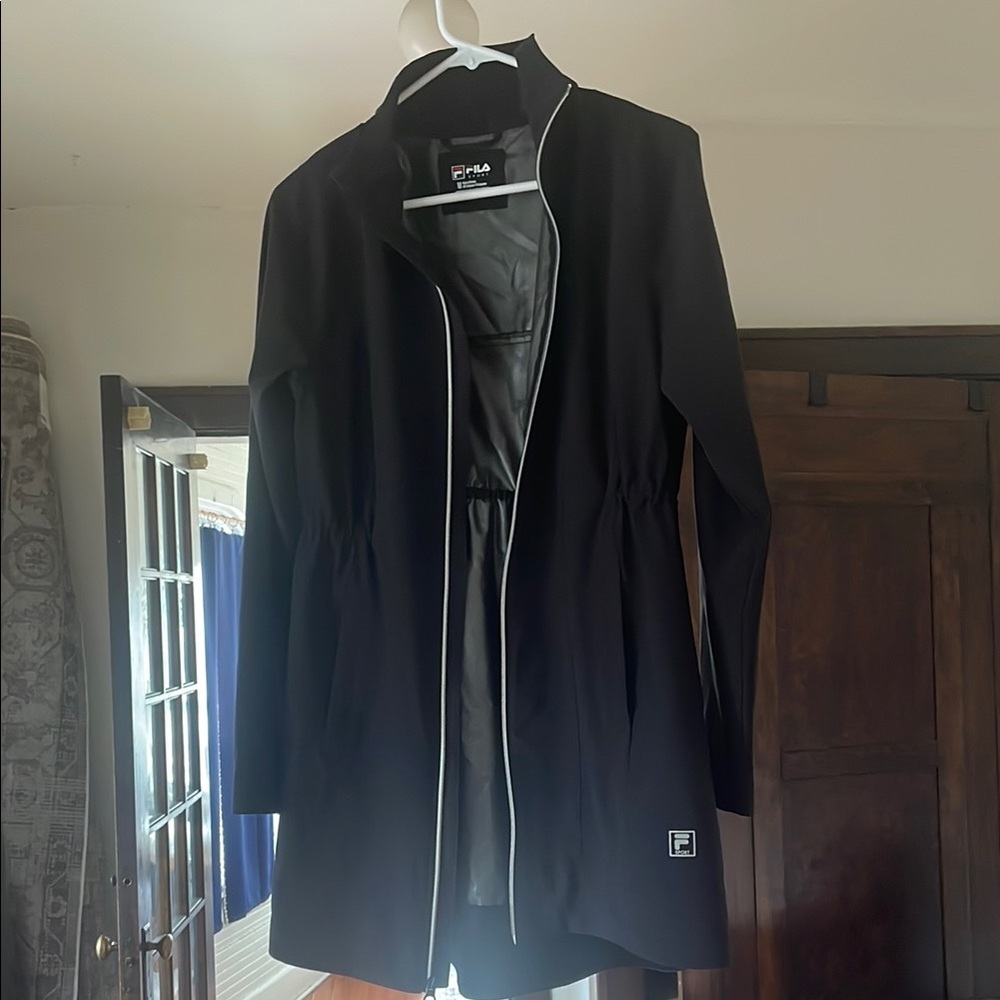 Fila Sport Black Trench Coat